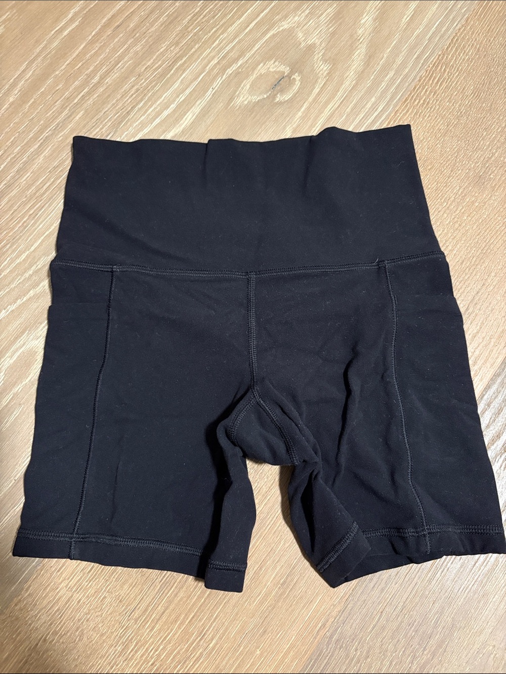 Athleta Black High-Rise Bike Shorts